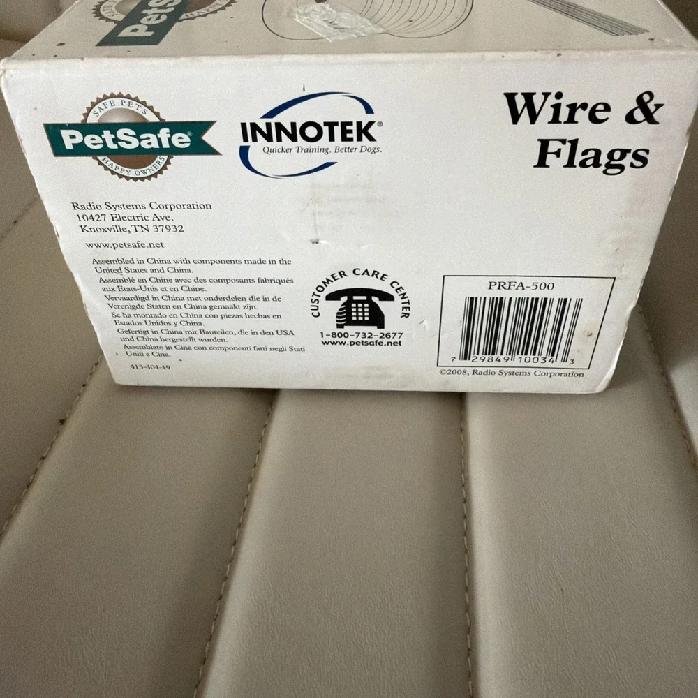 NIB**PETSAFE Wire & Flag Kit - 500 FT Boundary Wire 50 Flags 2 Splice Capsules